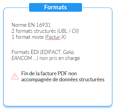 Formats facture electronique 2024